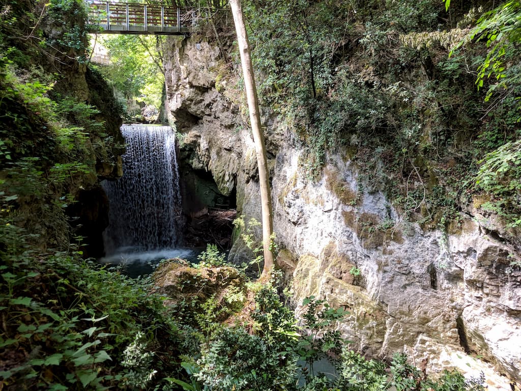 La cascata di Pioraco