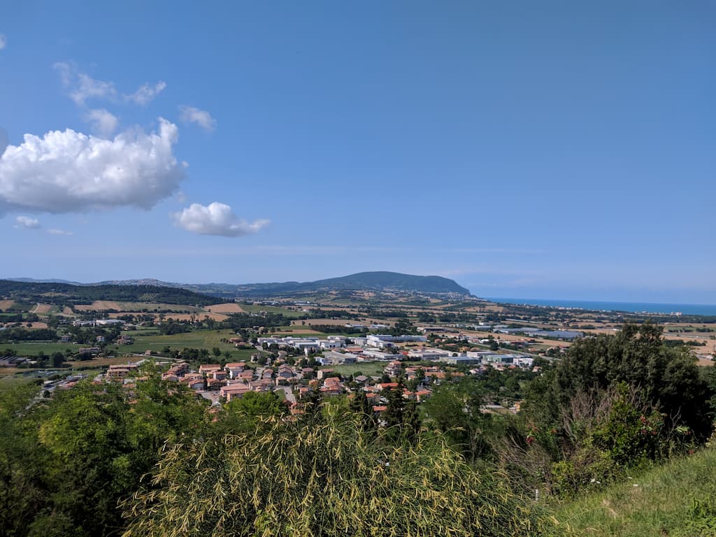 Vista sul Conero