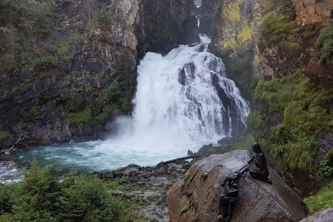 Cascate di Riva nei pressi di Campo Tures