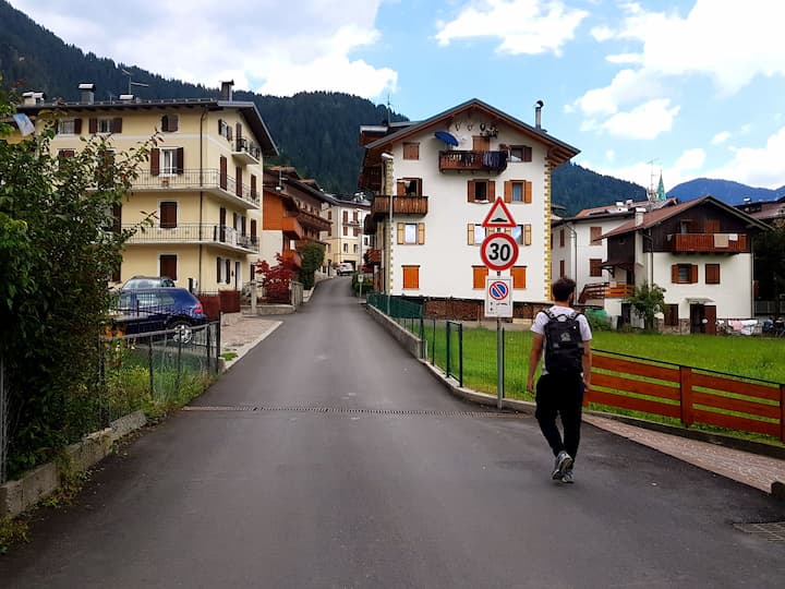 Il centro di Auronzo di Cadore