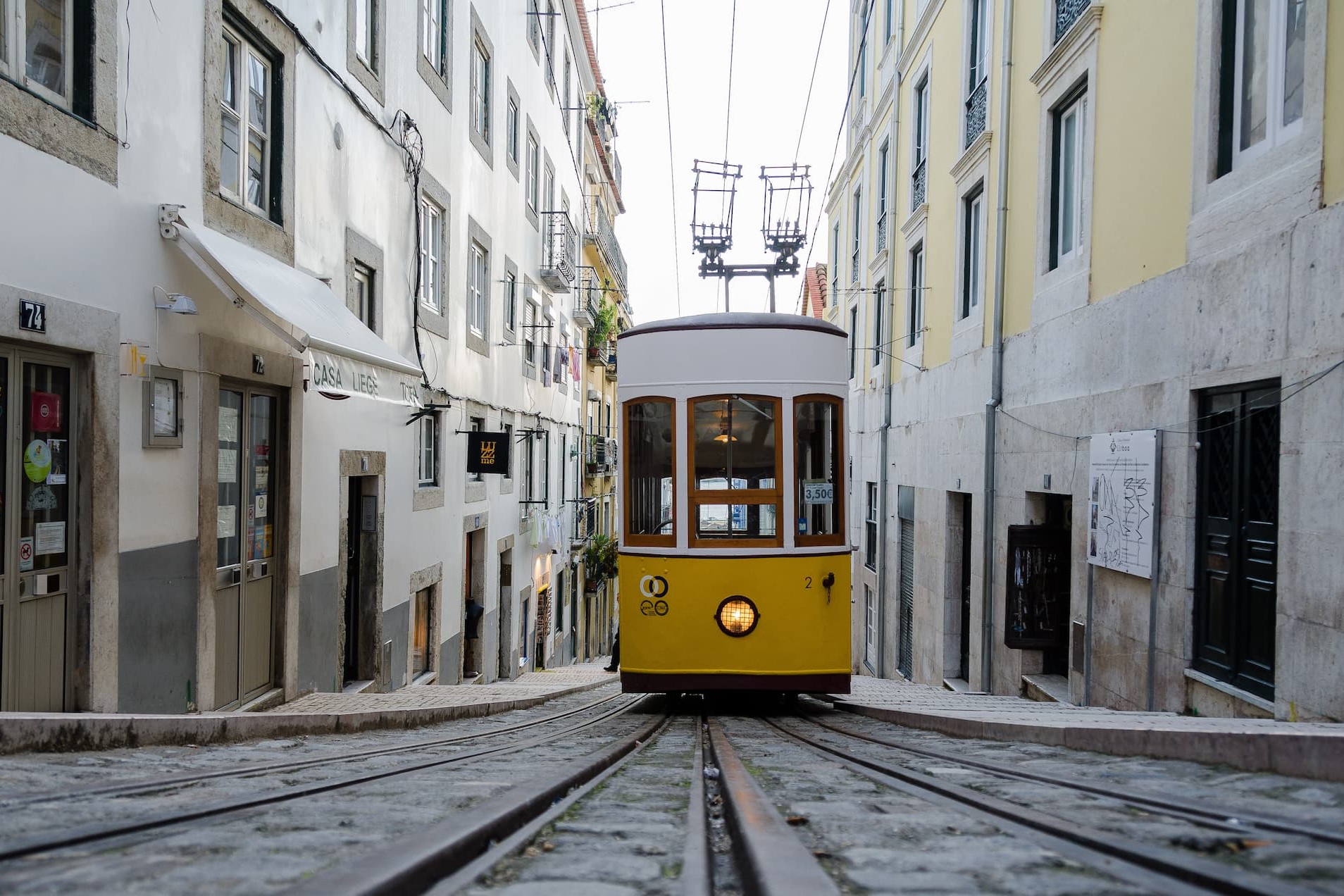 Elevador da Bica a Lisbona