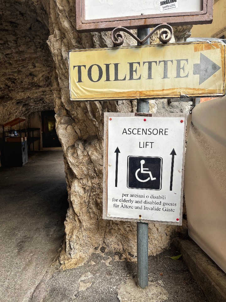 ascensore disabili al Santuario della Madonna della Corona