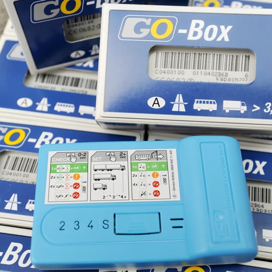 Go-Box per il pedaggio dei camion in Austria