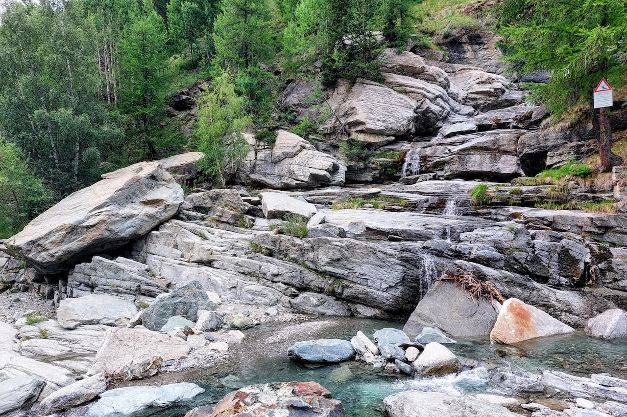 Cascate Lillaz in Valle d'Aosta