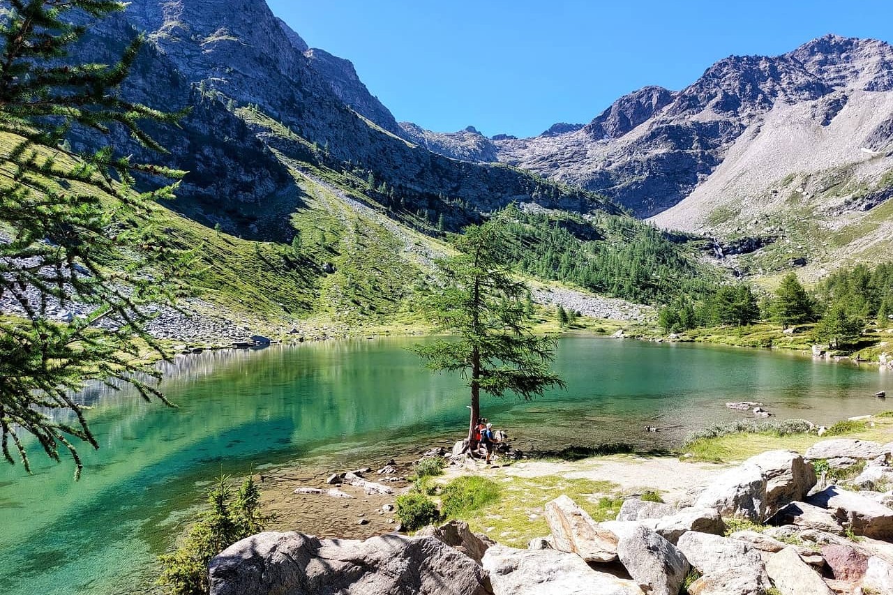 Lago d'Arpy in Valle d'Aosta