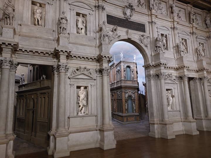Interno del Teatro Olimpico