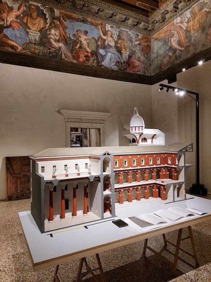 Plastico e soffitta del Palladio Museum