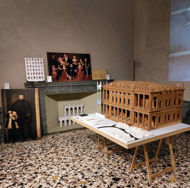 Plastico all'interno del Palladio Museum