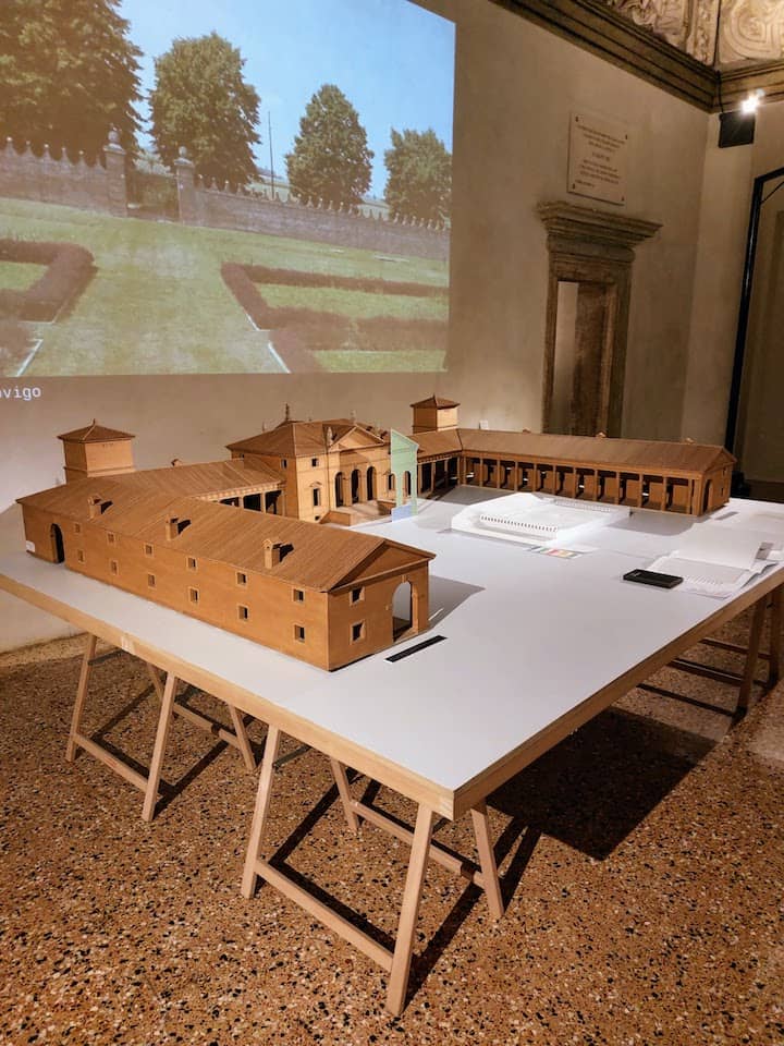 Ricostruzione di una villa nel Palladio Museum