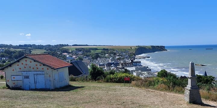 panorama sulla gold beach