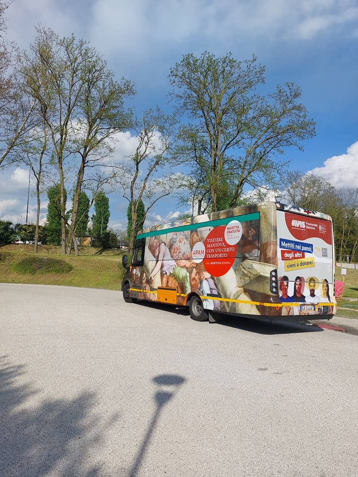 la navetta del parcheggio campo canoa di mantova