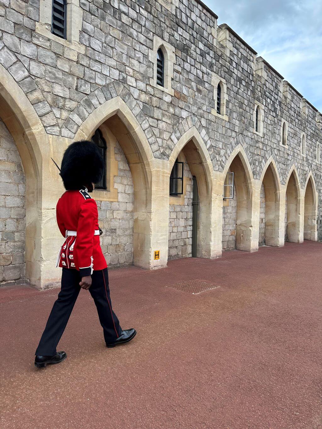 cambio della guardia al castello di windsor