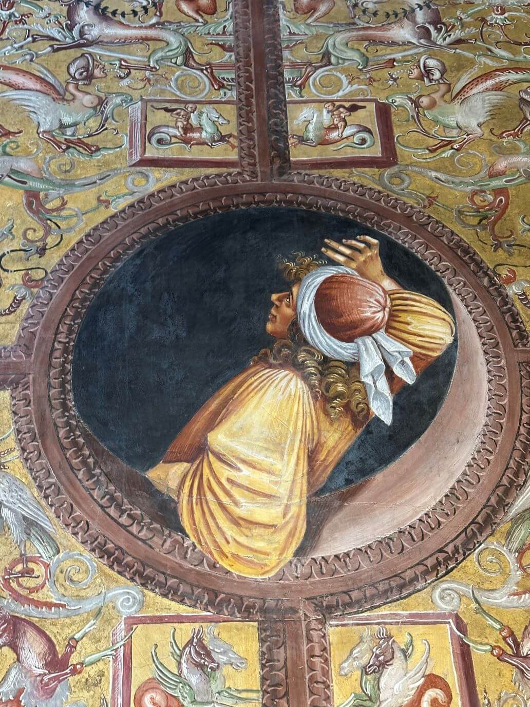 dettaglio della cappella di san brizio