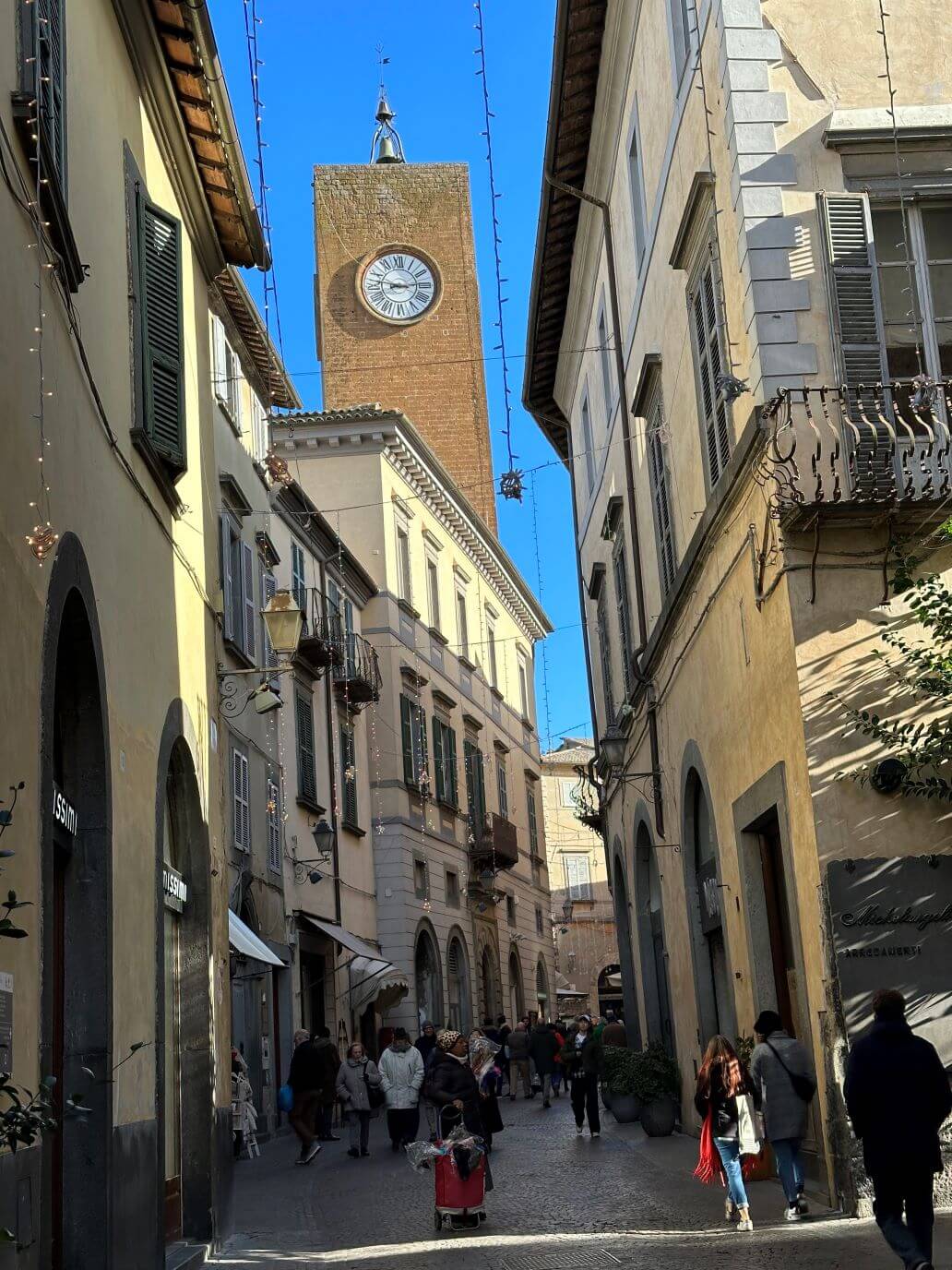 vista su torre dal moro da corso cavour