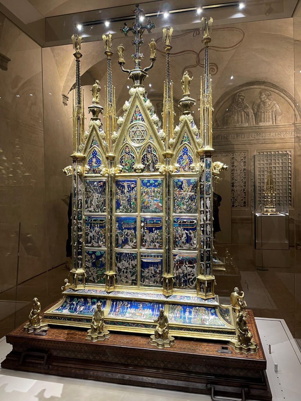 reliquiario del corporale nel palazzo dei papi di orvieto