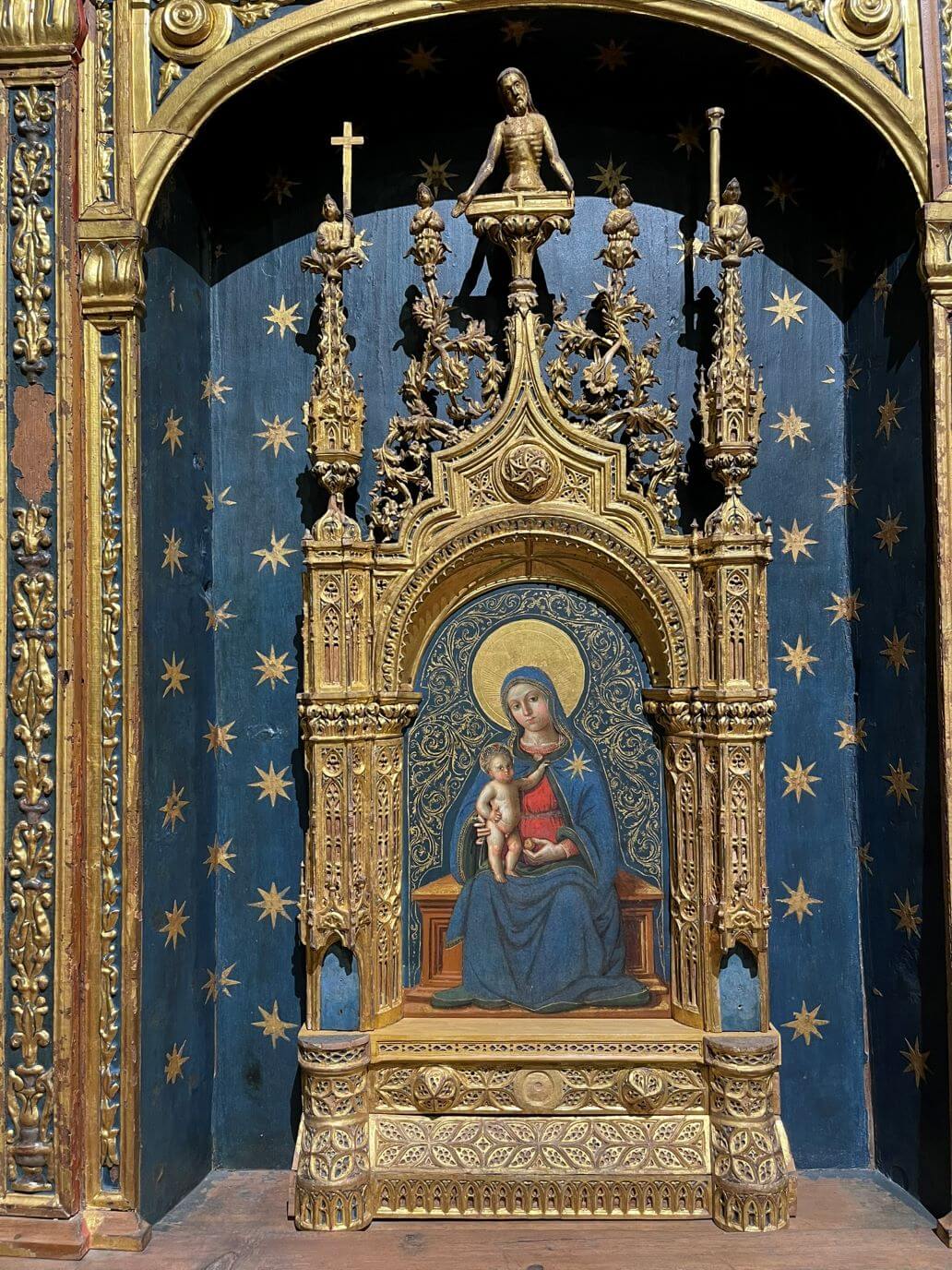 quadro della madonna nel palazzo dei papi
