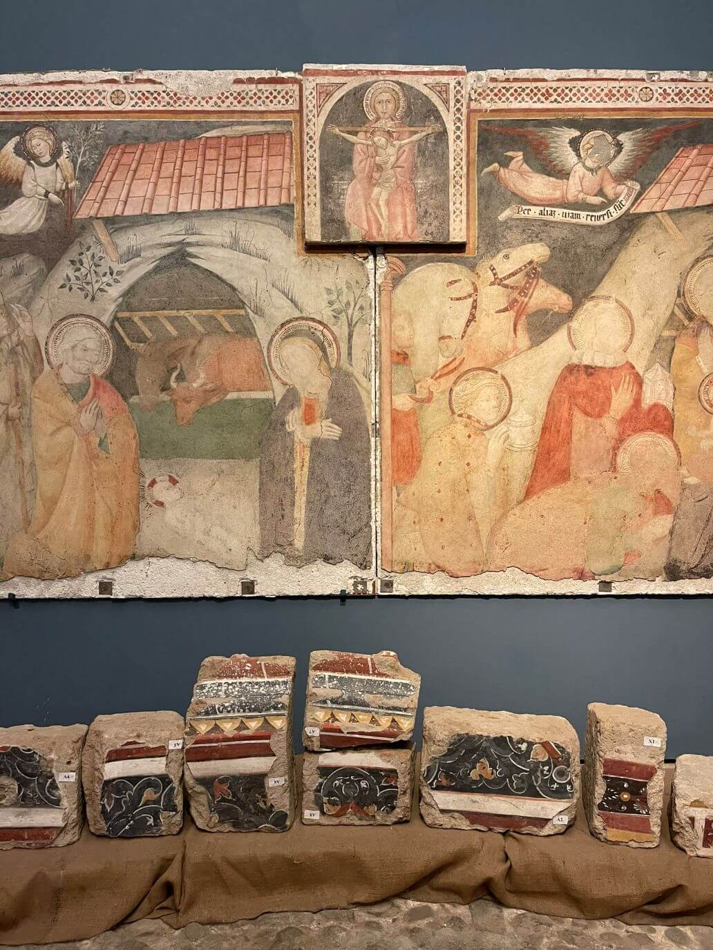 reperti nei sotterranei del duomo di orvieto
