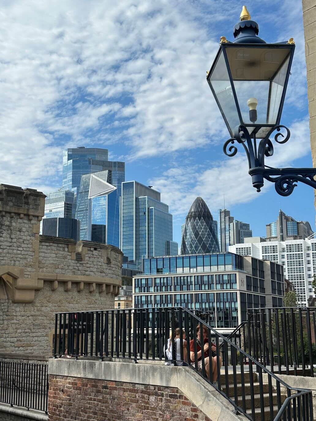vista dal castello di londra
