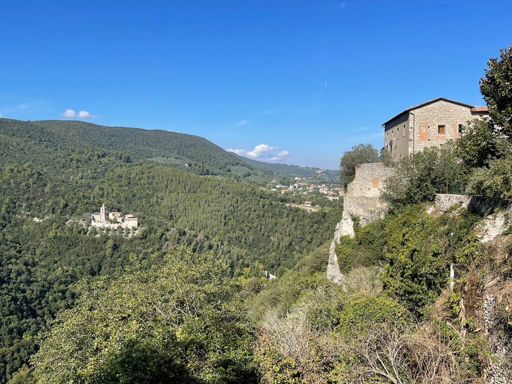 vista panoramica dai giardini di san bernardo