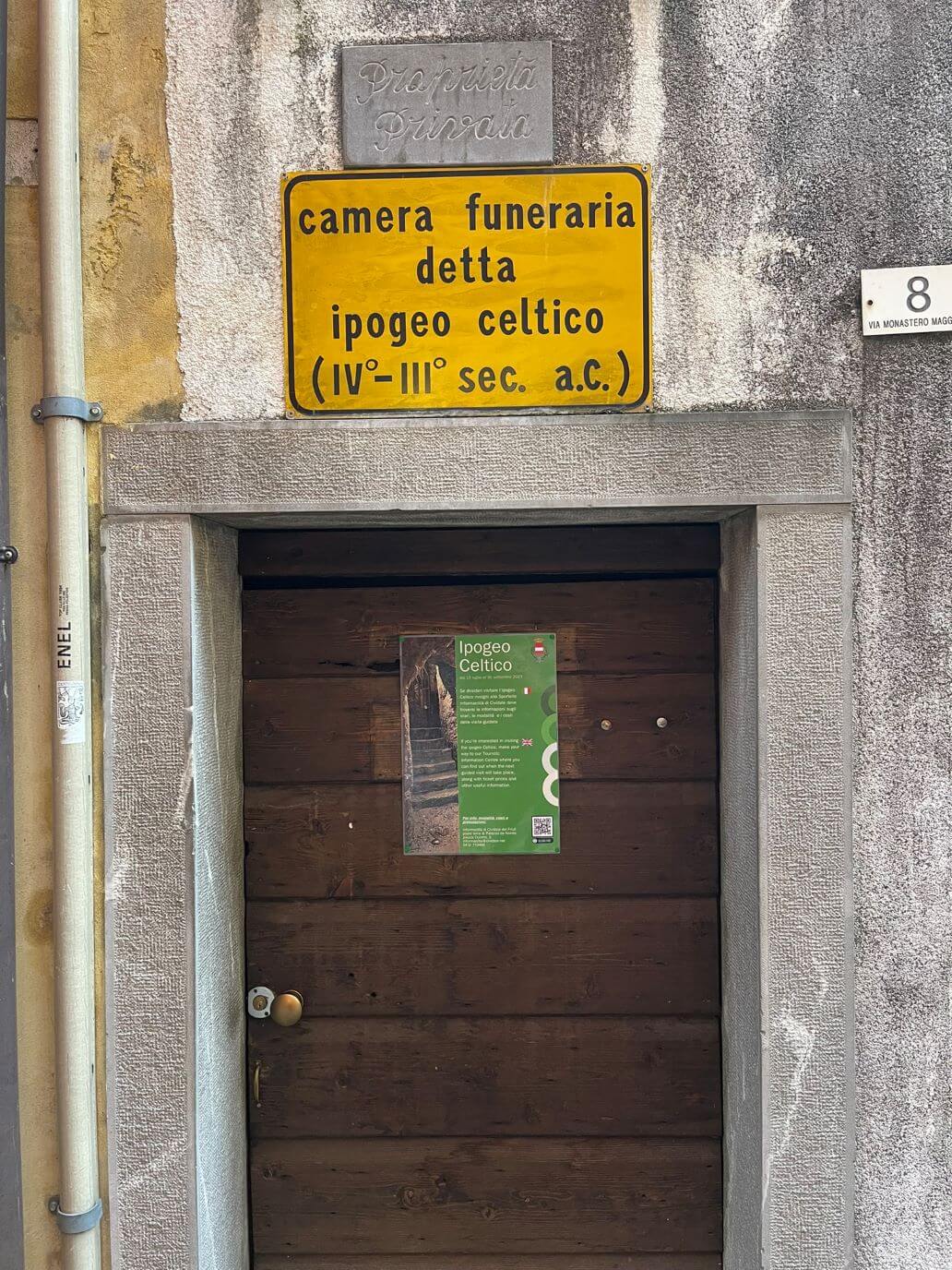 ipogeo celtico di cividale del friuli