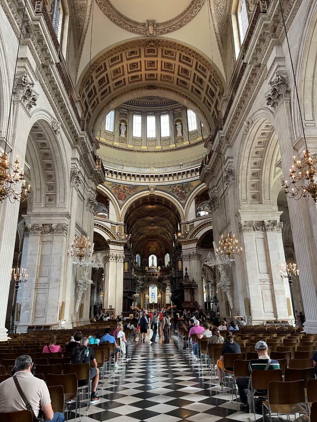 la navata della cattedrale di saint paul