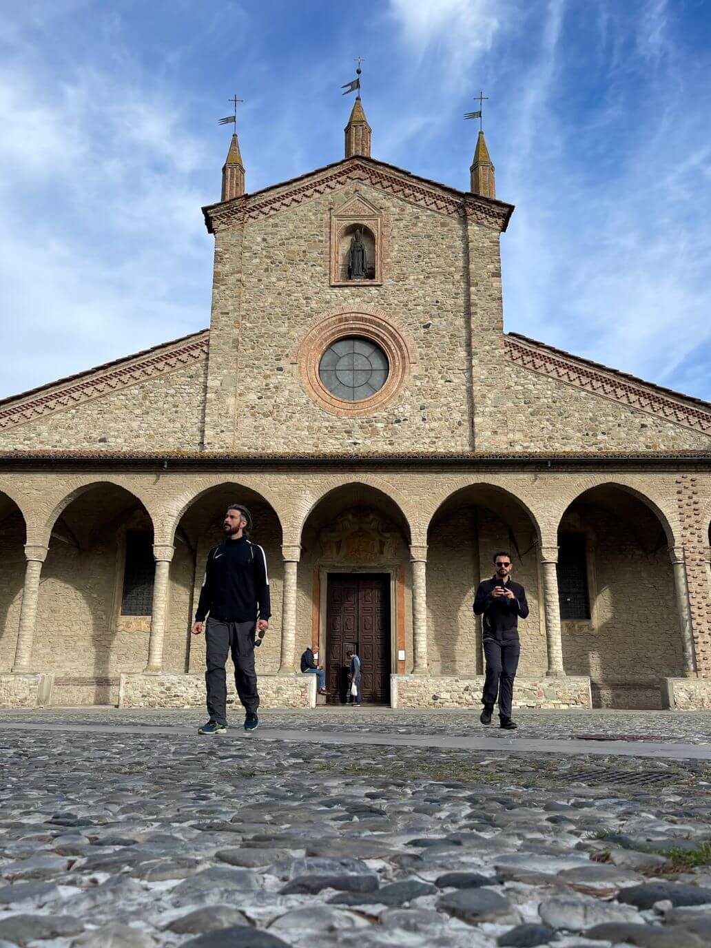 la basilica dell'abbazia di san colombano a bobbio
