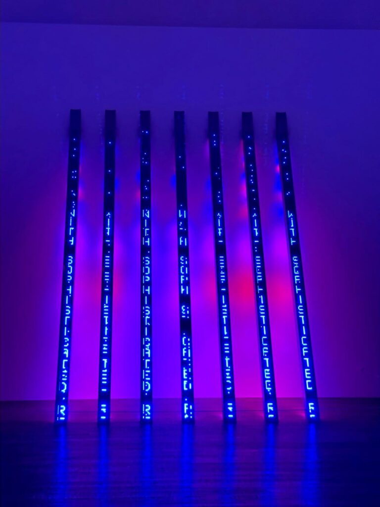 un'opera d'arte contemporanea al tate modern