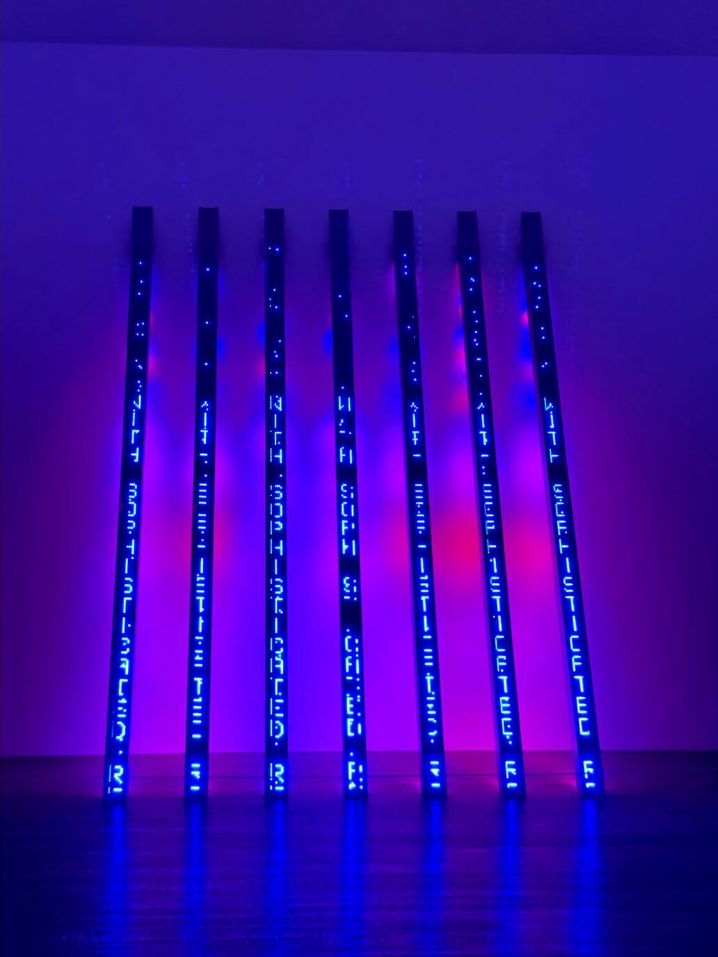 un'opera d'arte contemporanea al tate modern