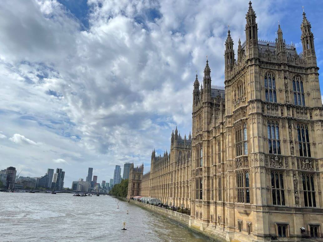 il palazzo di westminster a londra