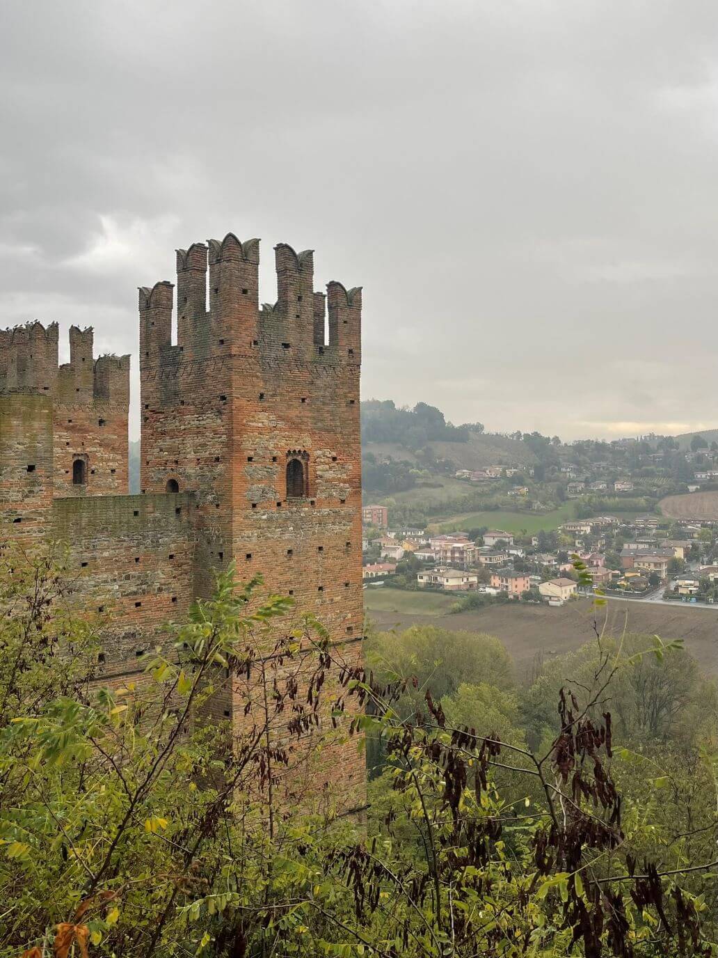 panorama dalla rocca viscontea