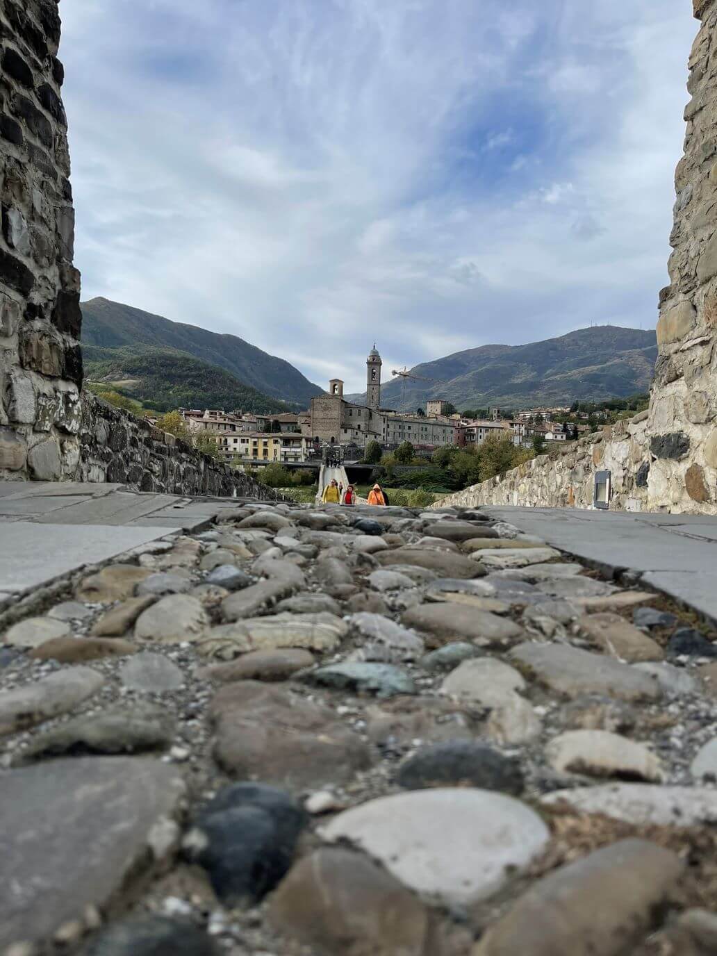 primo piano del ponte gobbo