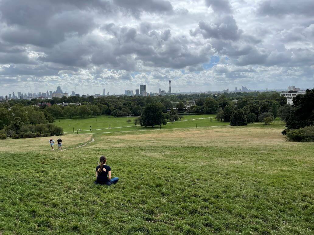 belvedere su londra da primrose hill