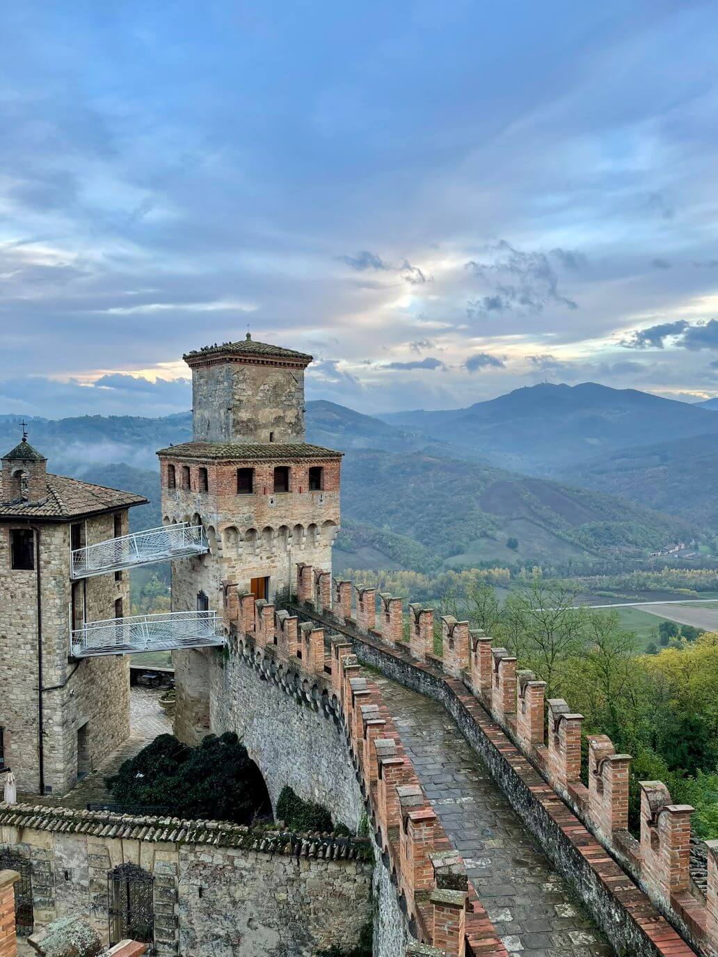torre sud vista dal mastio del castello