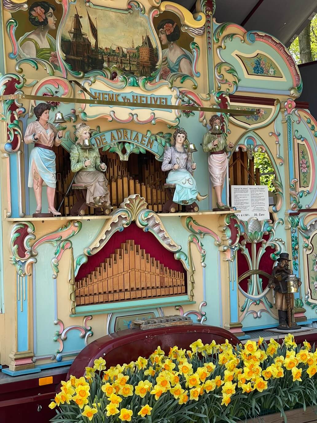 carillon dentro il keukenhof