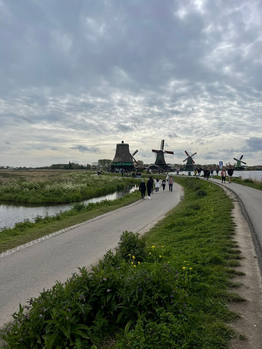 passeggiata nel villaggio di zaanse schans