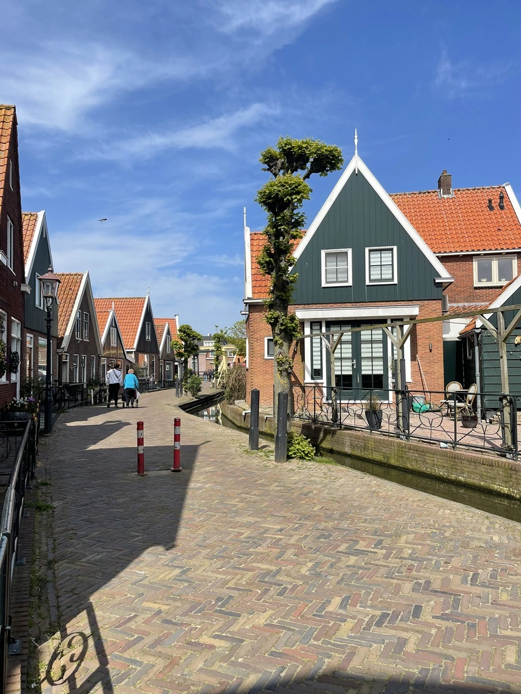 passeggiata nel villaggio di volendam