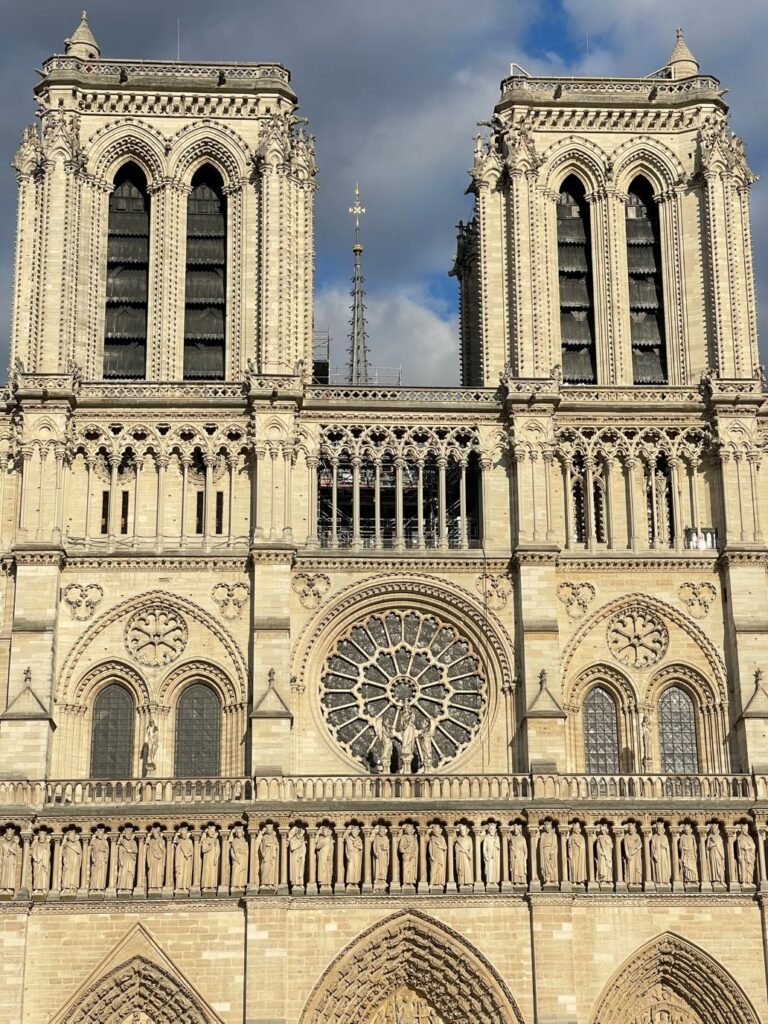 facciata di notre dame di parigi