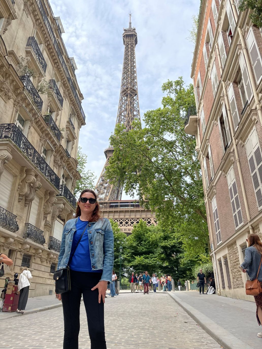 rue de l'universite con la torre eiffel