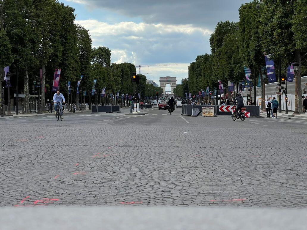parte iniziale degli champs elysees