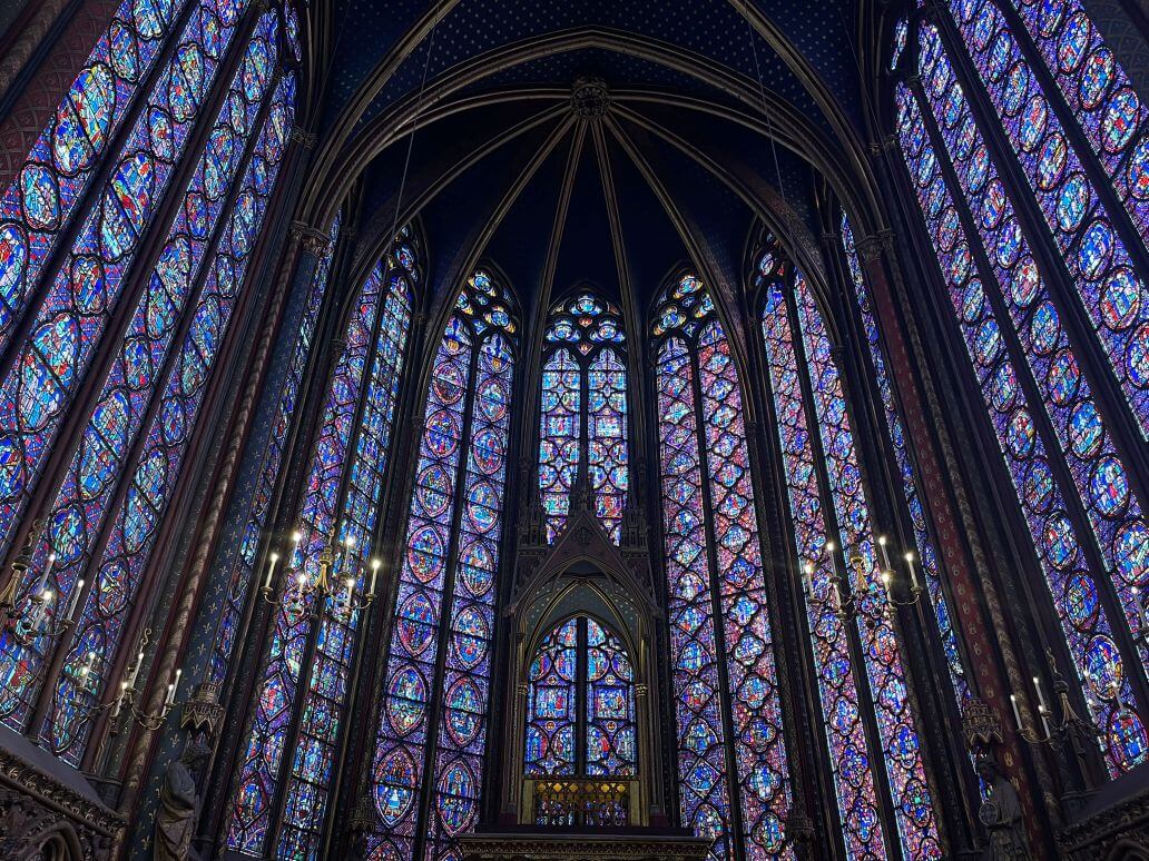 vetrate interne di sainte-chapelle