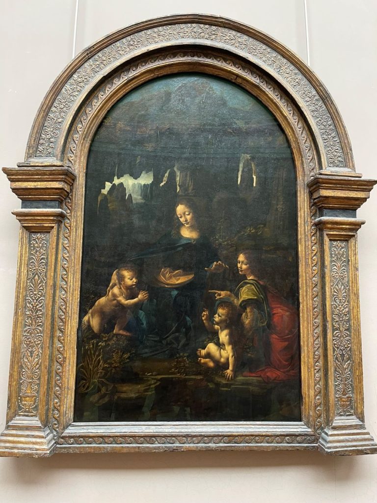 vergine delle rocce al louvre