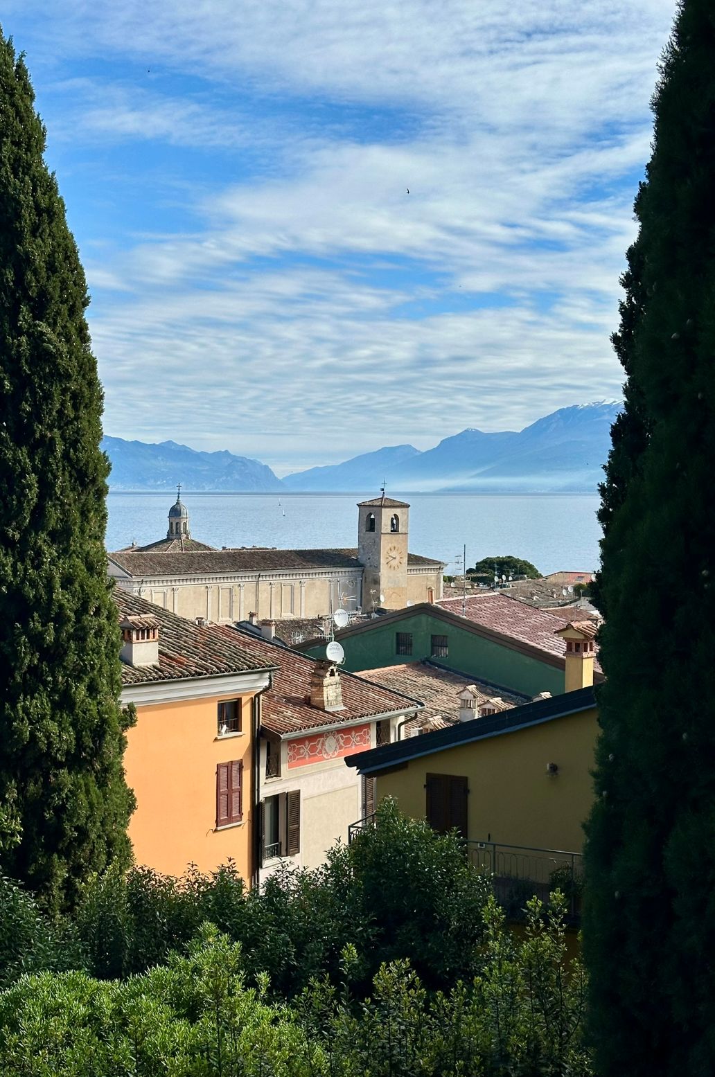 vista dal belvedere di desenzano del garda
