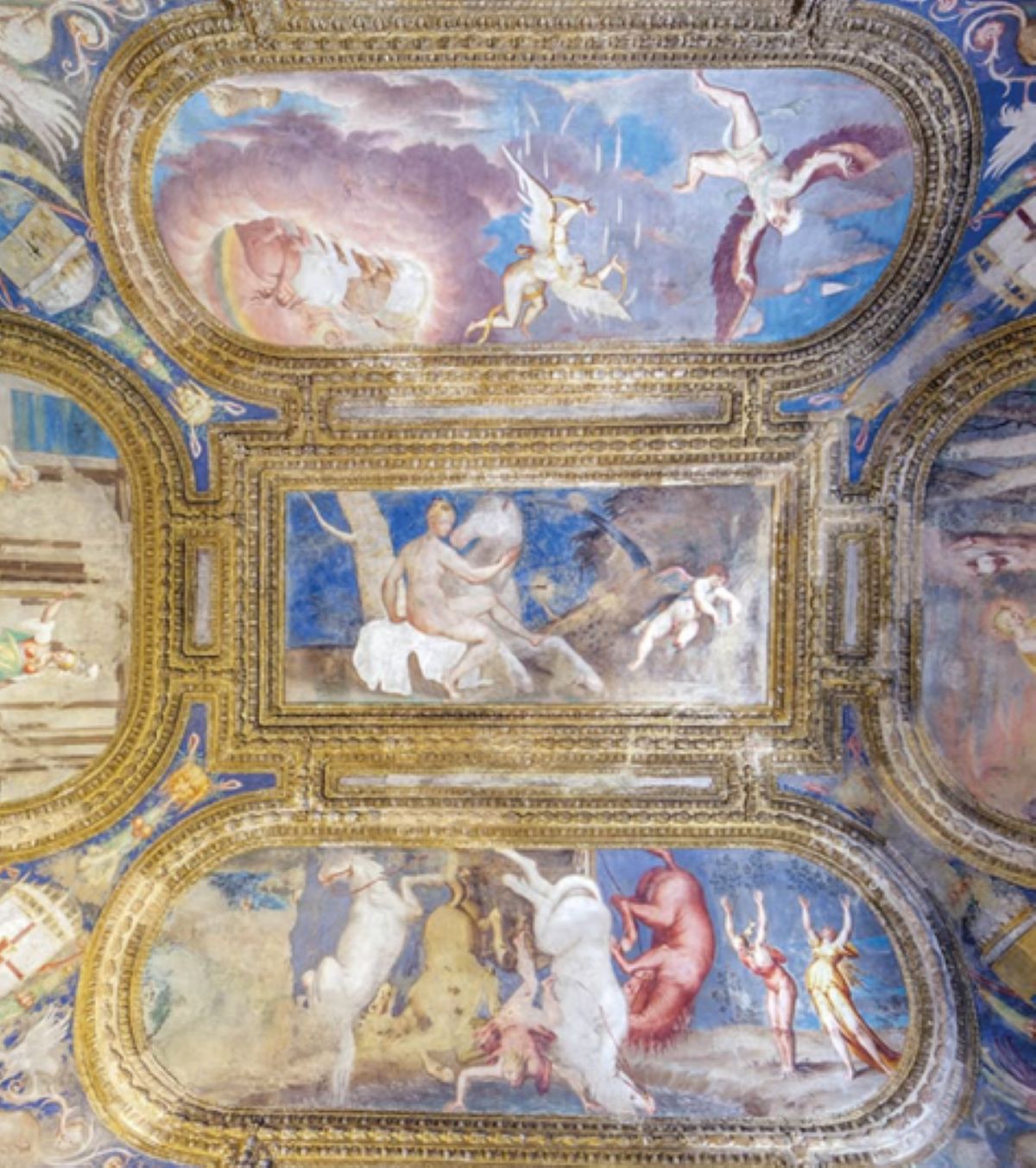 sala dei miti di palazzo giardino