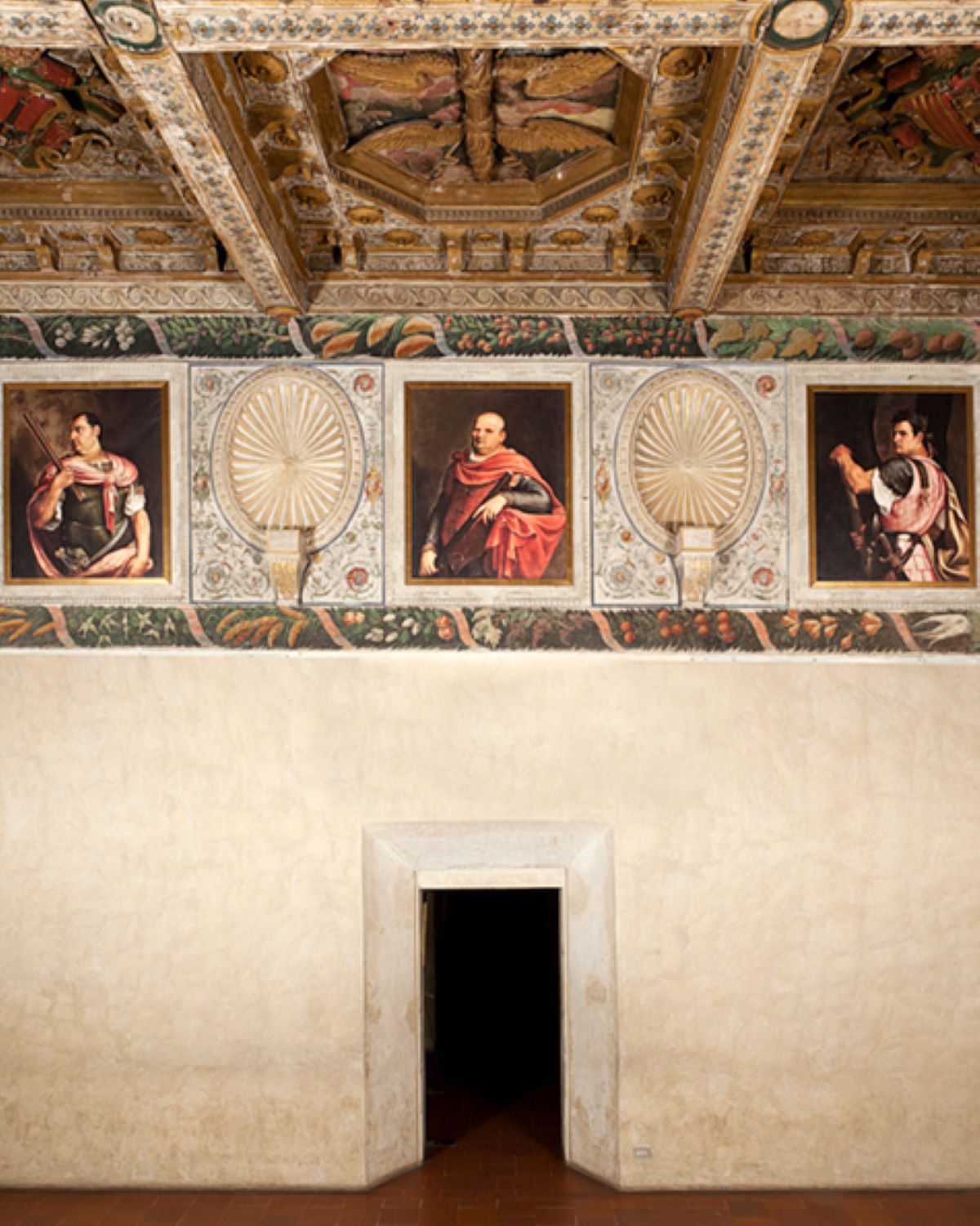 sala degli imperatori di palazzo ducale