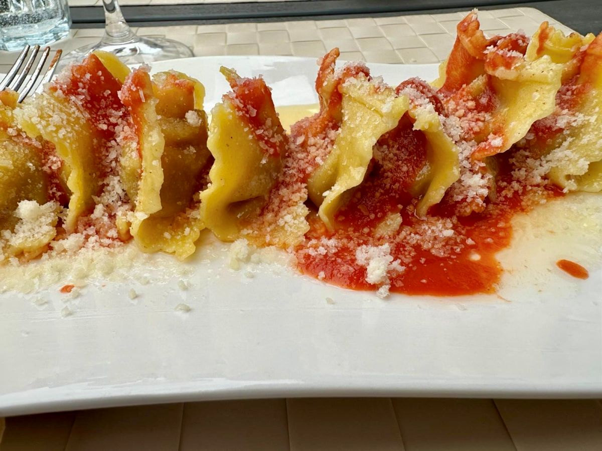 tortelli di zucca e pomodoro a sabbioneta