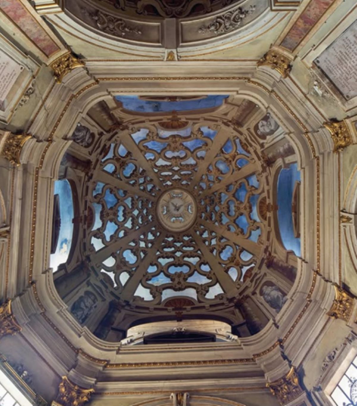 volta traforata della chiesa di santa maria assunta