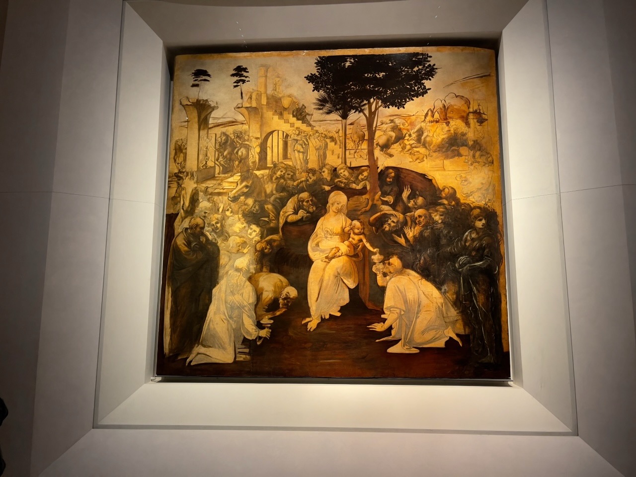 galleria degli uffizi adorazione dei magi