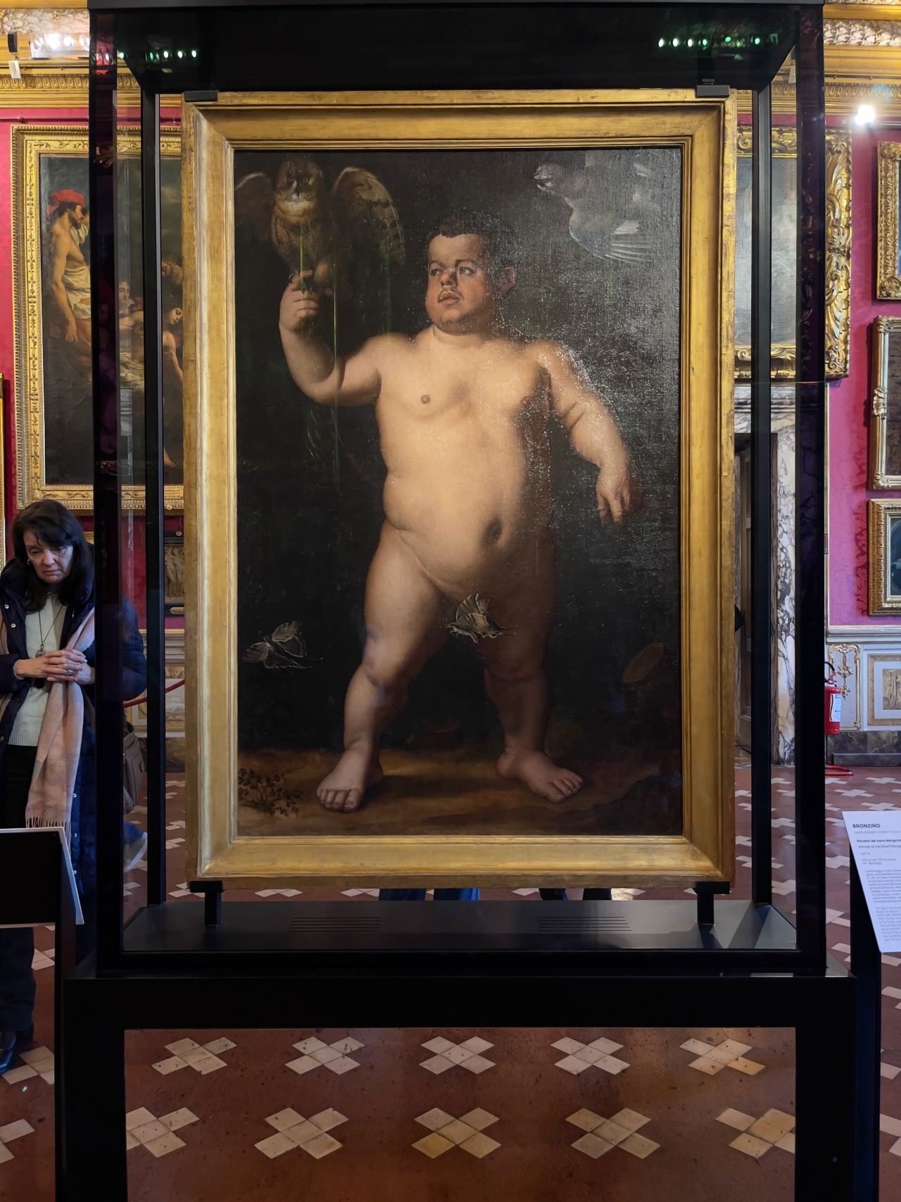 ritratto del nano morgante a palazzo pitti