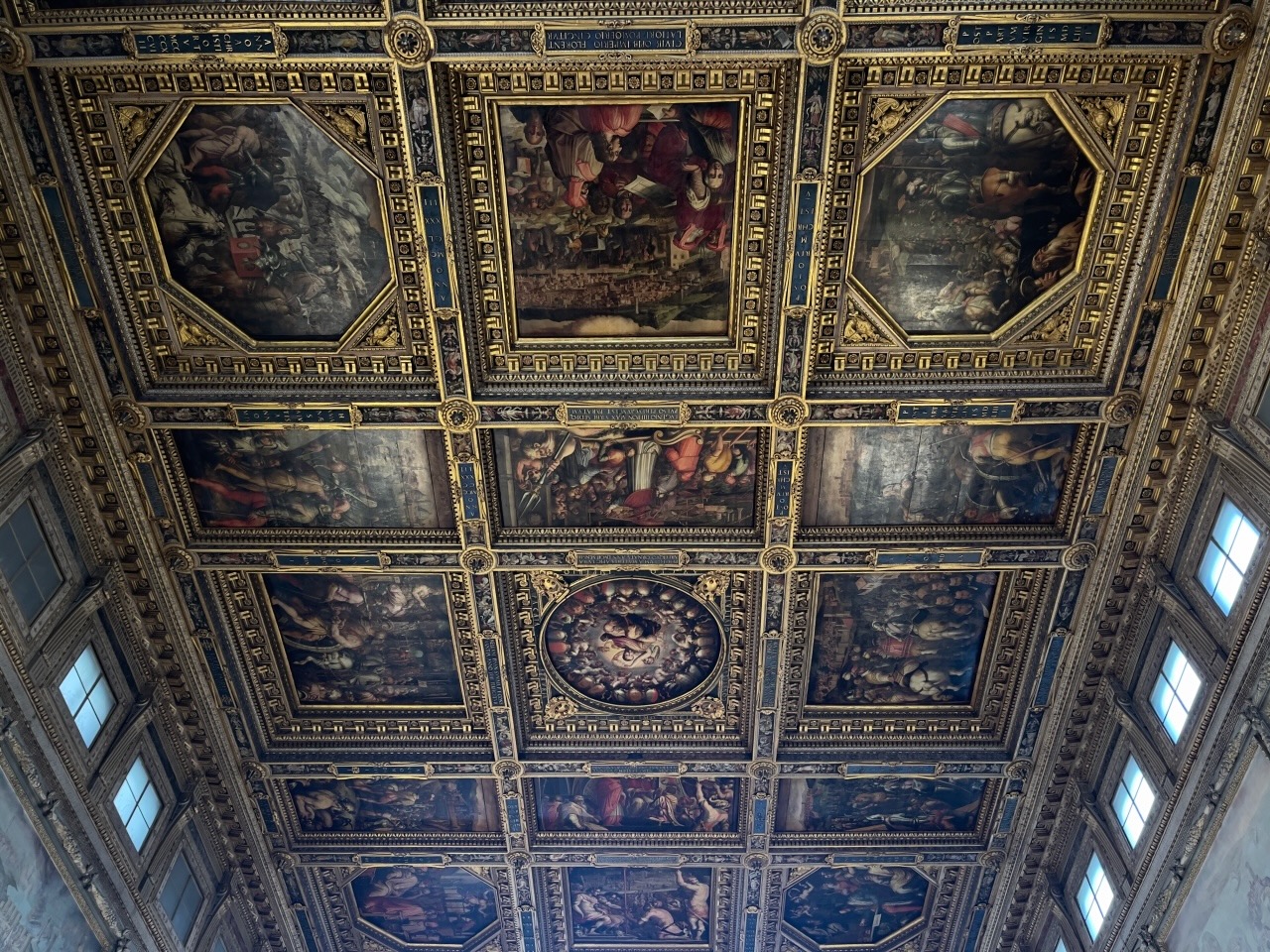 soffitto di una stanza a palazzo vecchio