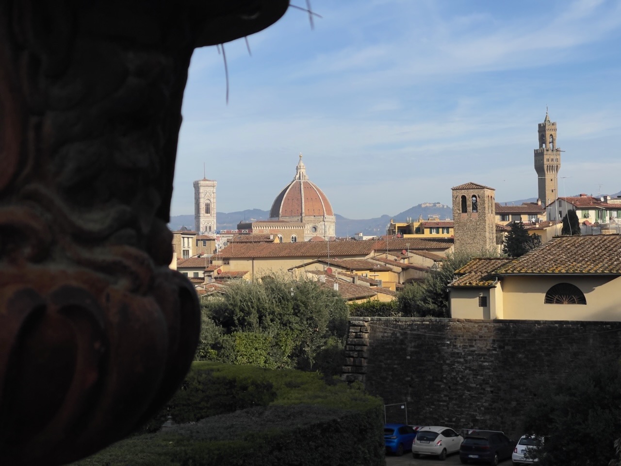 vista sul centro storico di firenze